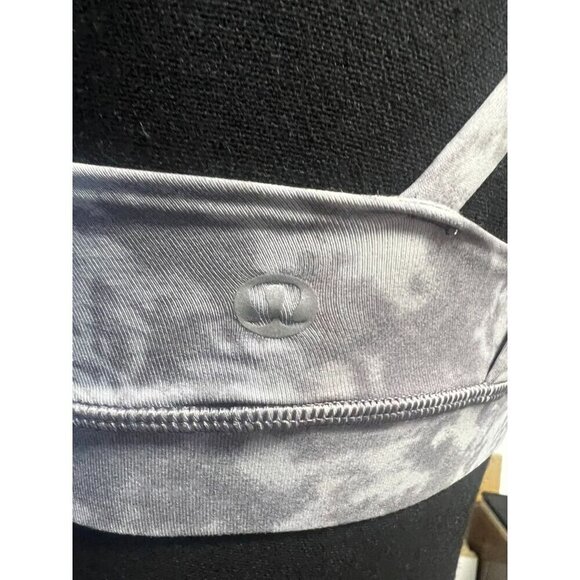 Lululemon Energy Bra Silver Grey Geometric Print, ACTIVEWEAR, GYM STRETCH, 2 - Picture 11 of 11